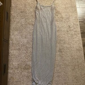 Naked Wardrobe midi grey dress